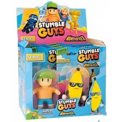 Bizak Monsterflex Stumble Guys - Figur Flexible 17cm pour Enfants Bizak Monsterflex Stumble Guys - Figur Flexible 17cm pour Enfants