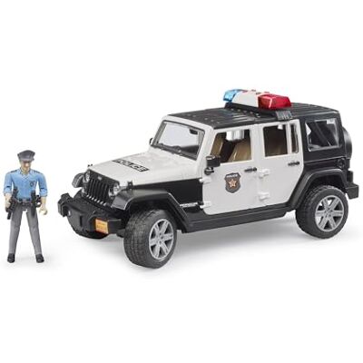 bruder 02526 Jeep WRANGLER Unlimited Rubicon police avec policier bruder 02526 Jeep WRANGLER Unlimited Rubicon police avec policier