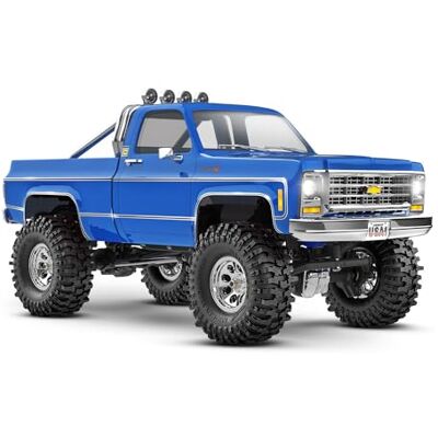 Traxxas TRX-4M 1/18 Chevrole K-10 4x4 High Trail Crawler avec batterie/chargeur 4WD RTR Bleu Traxxas TRX-4M 1/18 Chevrole K-10 4x4 High Trail Crawler avec batterie/chargeur 4WD RTR Bleu