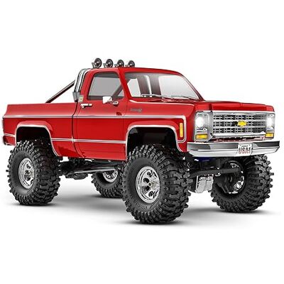Traxxas TRX-4M Scale and Trail Crawler avec carrosserie de camion Chevrolet K10 1979 : Camion électrique 4WD à l'échelle 1/18 avec système radio TQ 2,4 GHz Traxxas TRX-4M Scale and Trail Crawler avec carrosserie de camion Chevrolet K10 1979 : Camion électrique 4WD à l'échelle 1/18 avec système radio TQ 2,4 GHz