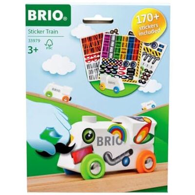 Brio World 33979 Sticker Lokomotive Holz-Eisenbahn zum Bekleben mit vielen tollen Motiven auf wiederablösbaren Stickern Empfohlen ab 3 Jahren Brio World 33979 Sticker Lokomotive Holz-Eisenbahn zum Bekleben mit vielen tollen Motiven auf wiederablösbaren Stickern Empfohlen ab 3 Jahren