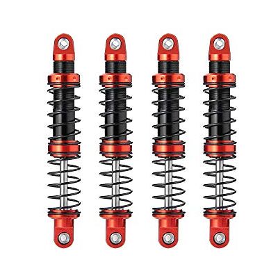 AXspeed Lot de 4 amortisseurs en métal 85 mm pour SCX10 D90 TRX4 TRX6 1/10 Crawler Car AXspeed Lot de 4 amortisseurs en métal 85 mm pour SCX10 D90 TRX4 TRX6 1/10 Crawler Car