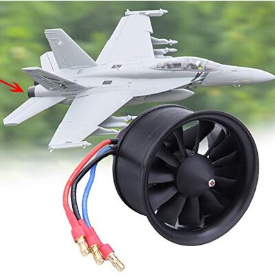 Naroote Hélice d'avion RC pour EDF 50 mm 11 pales avec moteur sans balais pour modèle de télécommande RC Accessoires d'avion/drones (KV4900 3S EDF) Naroote Hélice d'avion RC pour EDF 50 mm 11 pales avec moteur sans balais pour modèle de télécommande RC Accessoires d'avion/drones (KV4900 3S EDF)