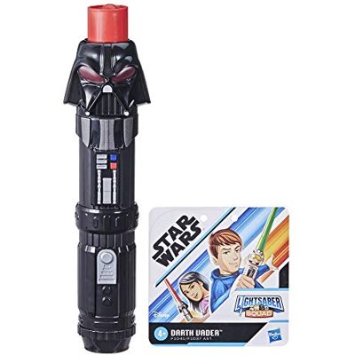 Star Wars Lightsaber Squad, sabre laser Dark Vador à lame rouge extensible, jouet de déguisement, pour enfants, dès 4 ans Star Wars Lightsaber Squad, sabre laser Dark Vador à lame rouge extensible, jouet de déguisement, pour enfants, dès 4 ans