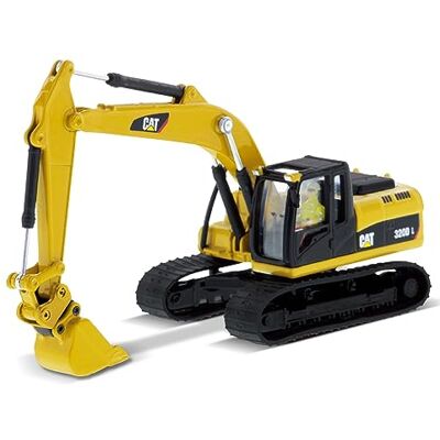 Diecast Masters Caterpillar- 1:87 320D L Hydraulic Excavator with Multiple Work Tools Chat 85652-Pelleteuse Accessoires, échelle 1/87e, env. 11,7 x 4,5 x 4,8 cm, dès 14 Ans, 85652, Yellow Diecast Masters Caterpillar- 1:87 320D L Hydraulic Excavator with Multiple Work Tools Chat 85652-Pelleteuse Accessoires, échelle 1/87e, env. 11,7 x 4,5 x 4,8 cm, dès 14 Ans, 85652, Yellow
