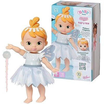 BABY born Storybook La Fée Ice – Fée de 18 cm avec des Ailes Volantes – Contient 1 poupée, 1 Baguette Magique, 1 Socle, 1 Fond & 1 Livre d’Images – 3 Ans + – 833797 BABY born Storybook La Fée Ice – Fée de 18 cm avec des Ailes Volantes – Contient 1 poupée, 1 Baguette Magique, 1 Socle, 1 Fond & 1 Livre d’Images – 3 Ans + – 833797