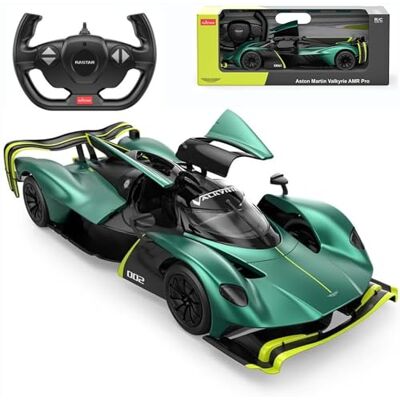 CMJ RC Cars Aston Martin Valkyrie AMR Pro Voiture télécommandée à l'échelle 1:14 Licence officielle Vert foncé Voiture RC parfaite pour garçons et filles CMJ RC Cars Aston Martin Valkyrie AMR Pro Voiture télécommandée à l'échelle 1:14 Licence officielle Vert foncé Voiture RC parfaite pour garçons et filles