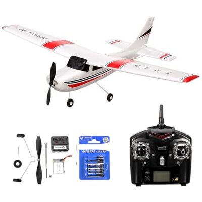efaso WLToys F949S Avion RC 3 canaux 2,4 GHz Cessna-182 Matériau EPO robuste, complet RTF avec piles pour télécommande efaso WLToys F949S Avion RC 3 canaux 2,4 GHz Cessna-182 Matériau EPO robuste, complet RTF avec piles pour télécommande