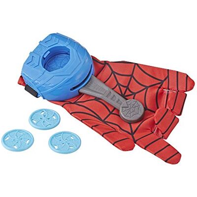 Spider-Man Hasbro Marvel Web Disc Blaster Gant avec 3 disques en maille Spider-Man Hasbro Marvel Web Disc Blaster Gant avec 3 disques en maille