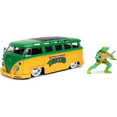 Jada VW Volkswagen Tortue Ninja Style 1962 avec figurine Jada VW Volkswagen Tortue Ninja Style 1962 avec figurine