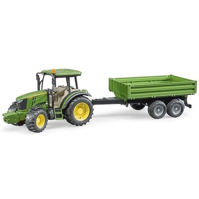 bruder 02108 Tracteur JOHN DEERE 5115M vert avec remorque bruder 02108 Tracteur JOHN DEERE 5115M vert avec remorque