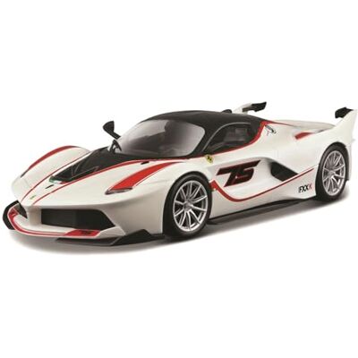 Bburago 18-26301W Ferrari FXX-K Voiture miniature à l'échelle 1:24, blanc #75 Bburago 18-26301W Ferrari FXX-K Voiture miniature à l'échelle 1:24, blanc #75