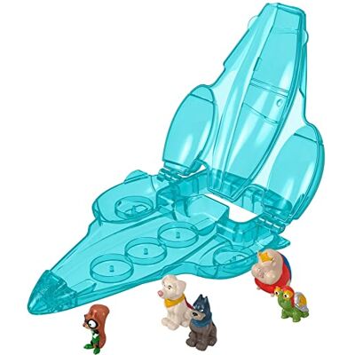 Fisher Price Imaginext DC Ligue pour animaux de compagnie Mallette Jet Figurines de jouets (Mattel HGV07) Fisher Price Imaginext DC Ligue pour animaux de compagnie Mallette Jet Figurines de jouets (Mattel HGV07)