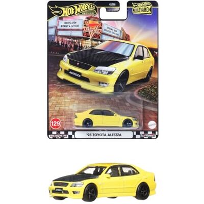 Hot Wheels JBL23 Boulevard '98 Toyota Alteza Mini voiture à chevaucher Jaune à partir de 3 ans Hot Wheels JBL23 Boulevard '98 Toyota Alteza Mini voiture à chevaucher Jaune à partir de 3 ans