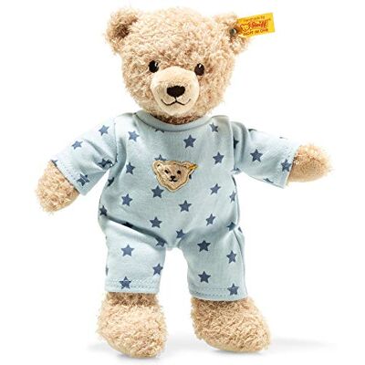 Steiff Teddy et moi peluche pour bébé garçon pyjama bleu 25 cm Steiff Teddy et moi peluche pour bébé garçon pyjama bleu 25 cm