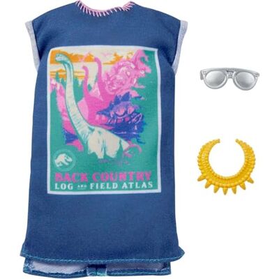 Barbie Jurassic World GRD47 Fashion Look Pack Robe avec accessoires Barbie Jurassic World GRD47 Fashion Look Pack Robe avec accessoires