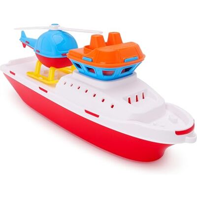Toyland ® Remorqueur Hélicoptère Coloré de 42cm (17") avec Hélicoptère Inclus Jouet Aquatique Flottant pour Enfants Jouets de Bateau pour la Piscine et le Bain Âge 2 Ans + Toyland ® Remorqueur Hélicoptère Coloré de 42cm (17") avec Hélicoptère Inclus Jouet Aquatique Flottant pour Enfants Jouets de Bateau pour la Piscine et le Bain Âge 2 Ans +