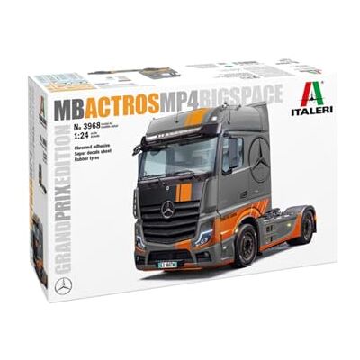 Italeri 3968 1:24 Mercedes-Benz A. MP4 BigSpace GP E. Kit maquette sur pied, travaux manuels, hobby, collage, kit en plastique, fidèle au détail, multicolore Italeri 3968 1:24 Mercedes-Benz A. MP4 BigSpace GP E. Kit maquette sur pied, travaux manuels, hobby, collage, kit en plastique, fidèle au détail, multicolore