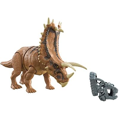 Mattel Jurassic World HCM05 Mega Destroyer Figurine de dinosaure Pentaceratops Jouet pour enfants à partir de 4 ans Mattel Jurassic World HCM05 Mega Destroyer Figurine de dinosaure Pentaceratops Jouet pour enfants à partir de 4 ans