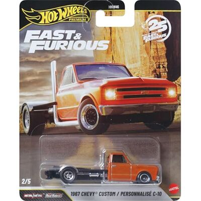 Hot Wheels Cars Voiture moulée sous pression Fast & Furious à l'échelle 1:64 pour collectionneurs inspirée de la franchise Fast & Furious Movie Hot Wheels Cars Voiture moulée sous pression Fast & Furious à l'échelle 1:64 pour collectionneurs inspirée de la franchise Fast & Furious Movie