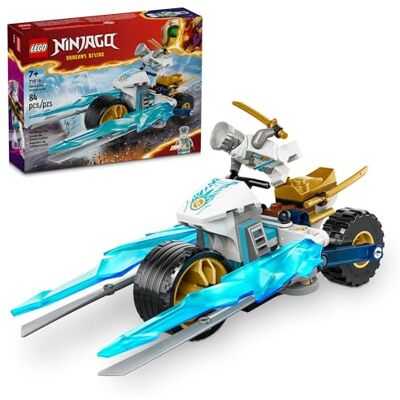Lego NINJAGO Zane Ice Moto Jouet avec 1 figurine incluse, modèle de véhicule à construire, cadeau Ninja pour enfants à partir de 7 ans, 71816 Lego NINJAGO Zane Ice Moto Jouet avec 1 figurine incluse, modèle de véhicule à construire, cadeau Ninja pour enfants à partir de 7 ans, 71816
