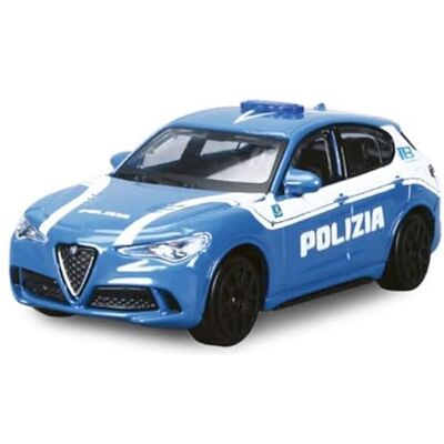 Bburago 18-01458 (28-21086) Alfa Romeo Stelvio Police Échelle 1:24 Bburago 18-01458 (28-21086) Alfa Romeo Stelvio Police Échelle 1:24
