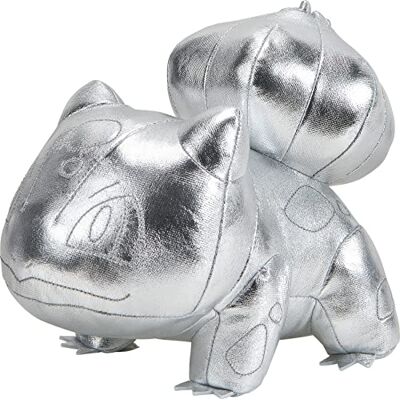 Pokémon Pokemon 674 PKW0237 EA 25th Celebration 8" Silver Bulbasaur Plush, Sliver Pokémon Pokemon 674 PKW0237 EA 25th Celebration 8" Silver Bulbasaur Plush, Sliver