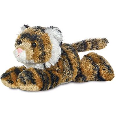 Aurora World , 12758, Mini Flopsie Tigre, 20 cm, Peluche, Marron Aurora World , 12758, Mini Flopsie Tigre, 20 cm, Peluche, Marron