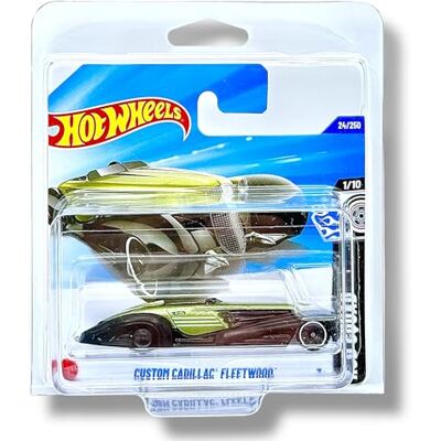 Hot Wheels Custom Cadillac Fleetwood Rod Squad 1/10 HYW77 Carte courte GM Vert métallisé Mattel 2025-1:64 Hot Wheels Custom Cadillac Fleetwood Rod Squad 1/10 HYW77 Carte courte GM Vert métallisé Mattel 2025-1:64