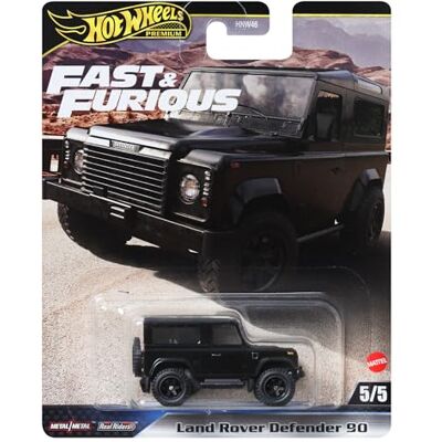 Hot Wheels Land Rover Defender 90 HYP74 Véhicule Fast & Furious Hot Wheels Land Rover Defender 90 HYP74 Véhicule Fast & Furious