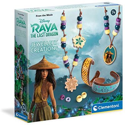 Clementoni - Disney Raya and The Last Dragon précieux-Coffret de Bijoux pour Filles-kit de Loisir créatif, 7 Ans et Plus, 17649, Cranberry Clementoni - Disney Raya and The Last Dragon précieux-Coffret de Bijoux pour Filles-kit de Loisir créatif, 7 Ans et Plus, 17649, Cranberry