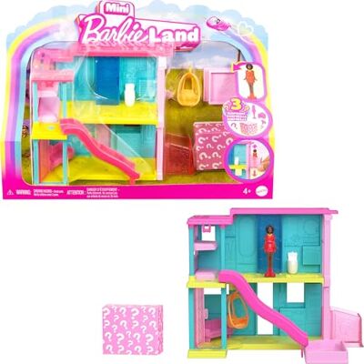 Barbie Mini Land HYF46 Mini villa de rêve surprise Environ 4 cm Meubles et accessoires Ascenseur et piscine 4 ans + Barbie Mini Land HYF46 Mini villa de rêve surprise Environ 4 cm Meubles et accessoires Ascenseur et piscine 4 ans +