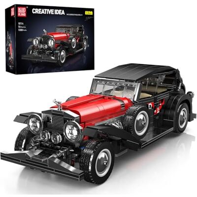 Mould King Oldtimer Maquette Voiture de Serrage Blocs de Construction Kit de Construction 1308+ Pièces Véhicule Classique Modèle de Collection Version Statique pour Adolescents de 14 Ans et Adultes Mould King Oldtimer Maquette Voiture de Serrage Blocs de Construction Kit de Construction 1308+ Pièces Véhicule Classique Modèle de Collection Version Statique pour Adolescents de 14 Ans et Adultes