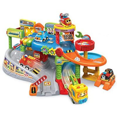 VTech Garage multi-atelier TutTut Bolides, avec véhicule Capicua grue, couleur/modèle assorti VTech Garage multi-atelier TutTut Bolides, avec véhicule Capicua grue, couleur/modèle assorti