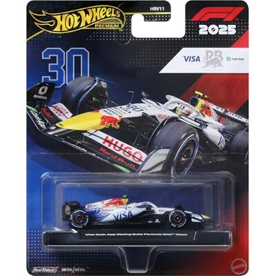 Hot Wheels Voiture de course de Formule 1 moulée sous pression à l'échelle 1:64 avec pneus de vrais cavaliers, corps et châssis en métal/métal (les styles peuvent varier) Hot Wheels Voiture de course de Formule 1 moulée sous pression à l'échelle 1:64 avec pneus de vrais cavaliers, corps et châssis en métal/métal (les styles peuvent varier)
