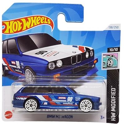 Hot Wheels BMW M3 Wagon HW modifié 10/10 HRY67 Carte courte Motul Good Year Bilstein Bleu foncé métallisé Mattel 2024 1:64 Hot Wheels BMW M3 Wagon HW modifié 10/10 HRY67 Carte courte Motul Good Year Bilstein Bleu foncé métallisé Mattel 2024 1:64