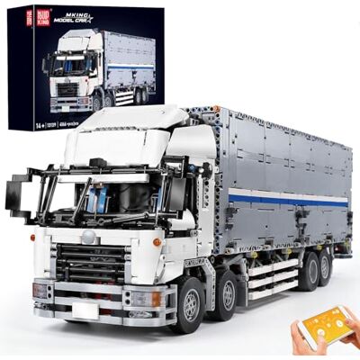 Mould King 13139 Technik Kit de modélisme de camion télécommandé avec carrosserie ouvrable, grand camion modèle pour adultes et fans de technique (4166 pièces) Mould King 13139 Technik Kit de modélisme de camion télécommandé avec carrosserie ouvrable, grand camion modèle pour adultes et fans de technique (4166 pièces)