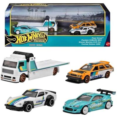 Hot Wheels Premium BRE Datsun Lot de 4 véhicules de collection 1:64 Hot Wheels Premium BRE Datsun Lot de 4 véhicules de collection 1:64