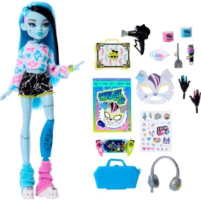 Monster Cable Self-Scare Cleo.JMG73 Ensemble d'accessoires de déballage avec 13 surprises réalistes comme un masque facial, un kit de teinture pour cheveux et Monster Cable Self-Scare Cleo.JMG73 Ensemble d'accessoires de déballage avec 13 surprises réalistes comme un masque facial, un kit de teinture pour cheveux et