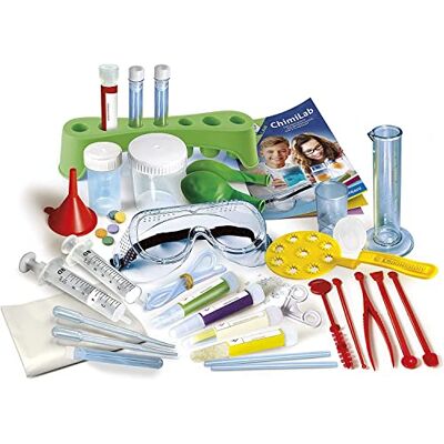 Clementoni Science & Jeu Lab Laboratoire de chimie, Kit d'expériences scientifiques pour enfants 8+ Ans, 19259 Clementoni Science & Jeu Lab Laboratoire de chimie, Kit d'expériences scientifiques pour enfants 8+ Ans, 19259