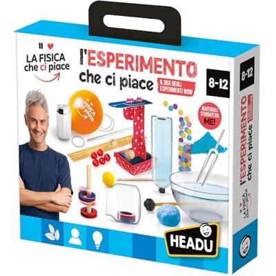 Headu FCCP L'Expérience Que Nous Aimons La Boîte Expériences Wow IT57458 Jeu Éducatif Pour Enfants 8-12 Ans Made In Italy Headu FCCP L'Expérience Que Nous Aimons La Boîte Expériences Wow IT57458 Jeu Éducatif Pour Enfants 8-12 Ans Made In Italy