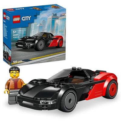 Lego City La Supercar Électrique Maquette de Voiture de Course avec Minifigurine de Pilote Jeu de Construction Stimulant la Motricité Fine Idée de Cadeau d'Anniversaire pour Garçon 5 ans 60486 Lego City La Supercar Électrique Maquette de Voiture de Course avec Minifigurine de Pilote Jeu de Construction Stimulant la Motricité Fine Idée de Cadeau d'Anniversaire pour Garçon 5 ans 60486
