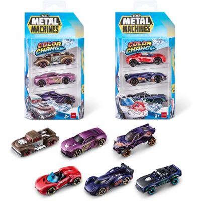 Zuru Metal Machines Lot de 6 mini voitures de course à changement de couleur Série 4 Voiture de course à collectionner pour garçon Échelle 1:64 (Lot de 6) Les styles peuvent varier Zuru Metal Machines Lot de 6 mini voitures de course à changement de couleur Série 4 Voiture de course à collectionner pour garçon Échelle 1:64 (Lot de 6) Les styles peuvent varier