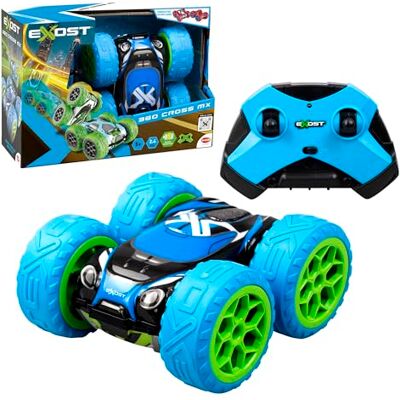 Bizak Exost 62000730-1 Voiture radiocommandée tout-terrain avec acrobaties 360°, roues pivotantes et batterie rechargeable, produit officiel pour enfants à partir de 5 ans Bizak Exost 62000730-1 Voiture radiocommandée tout-terrain avec acrobaties 360°, roues pivotantes et batterie rechargeable, produit officiel pour enfants à partir de 5 ans