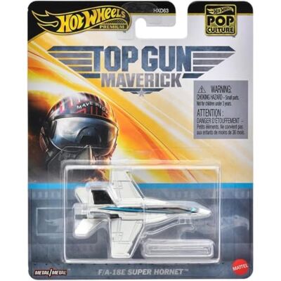 Hot Wheels Mattel Pop Culture – F/A-18E Super Hornet Avion Jouet Mini voiture 3 ans Gris HVJ37 Hot Wheels Mattel Pop Culture – F/A-18E Super Hornet Avion Jouet Mini voiture 3 ans Gris HVJ37