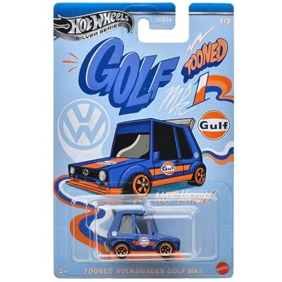 Hot Wheels Silver Series Gulf Toon'd Volkswagen Golf Mk1/Jouets Hot Wheels Silver Series Gulf Toon'd Volkswagen Golf Mk1/Jouets