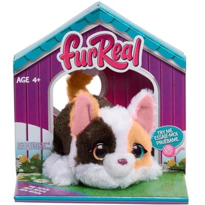 FurReal Just Play My Minis Kitty Jouet interactif en peluche avec mouvement, animaux en peluche, jouets pour enfants à partir de 4 ans FurReal Just Play My Minis Kitty Jouet interactif en peluche avec mouvement, animaux en peluche, jouets pour enfants à partir de 4 ans