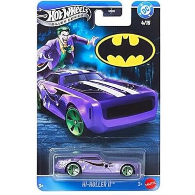 Hot Wheels Voiture de jeu Batman HI-Roller II à l'échelle 1:64 Véhicule de moulage sous pression sur le thème de Batman Hot Wheels Voiture de jeu Batman HI-Roller II à l'échelle 1:64 Véhicule de moulage sous pression sur le thème de Batman