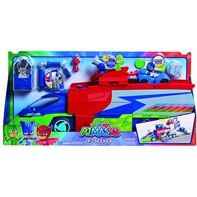 Giochi Preziosi Pyjamasques, Camion de trAnsport, avec 1 mini Véhicule et 1 Figurine, Sonore et Lumineux, Jouet pour Enfants dès 3 Ans, PJM99 Giochi Preziosi Pyjamasques, Camion de trAnsport, avec 1 mini Véhicule et 1 Figurine, Sonore et Lumineux, Jouet pour Enfants dès 3 Ans, PJM99