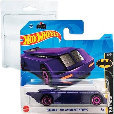 Hot Wheels Batman : The Animated Series Batman 5/5 (169/250) HKH00 Short Card Mattel 2023 + Blister & Card Protector Pack Friki Monkey Hot Wheels Batman : The Animated Series Batman 5/5 (169/250) HKH00 Short Card Mattel 2023 + Blister & Card Protector Pack Friki Monkey